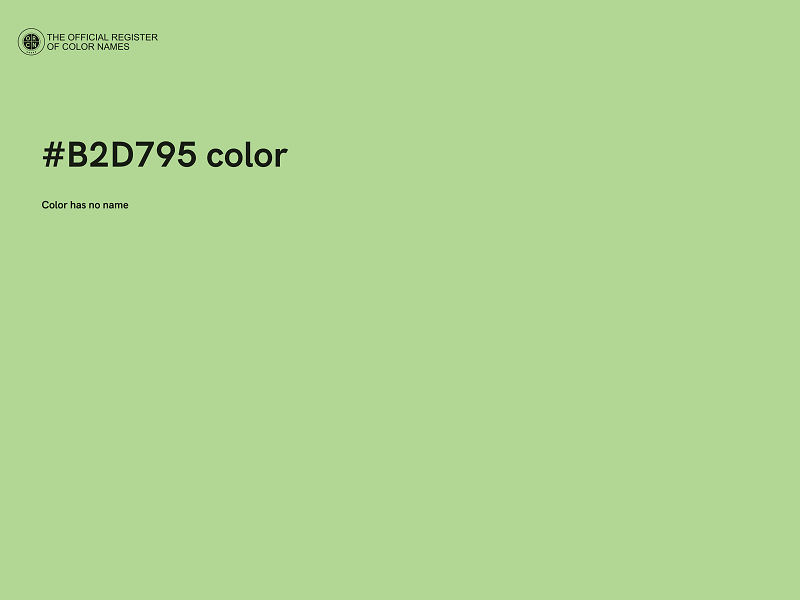 #B2D795 color image