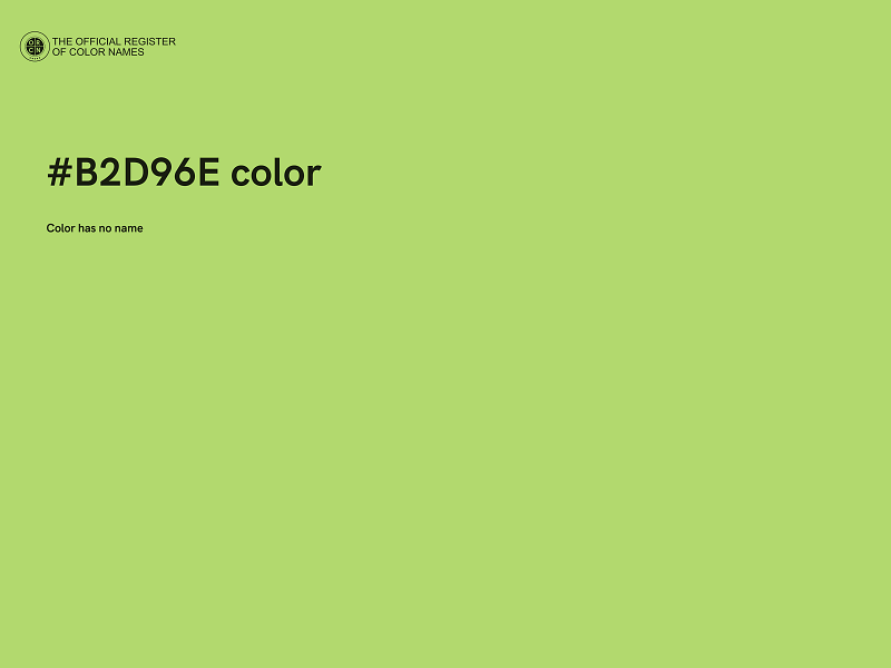 #B2D96E color image