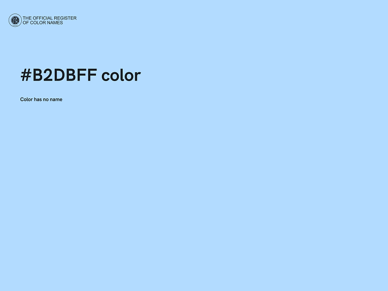 #B2DBFF color image