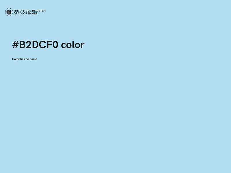 #B2DCF0 color image