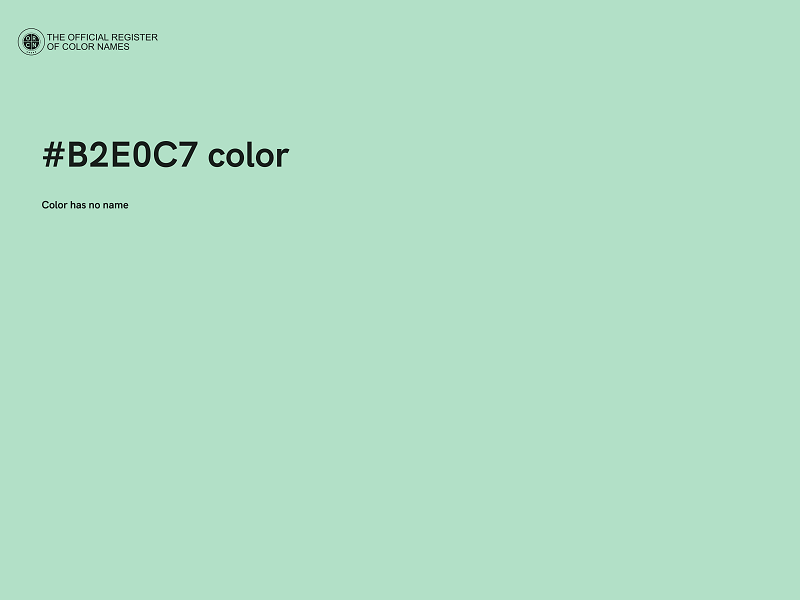 #B2E0C7 color image