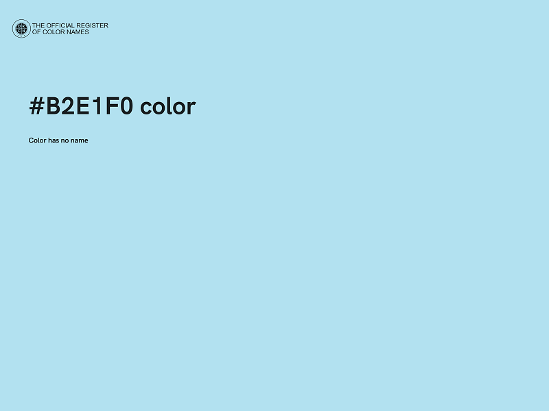 #B2E1F0 color image