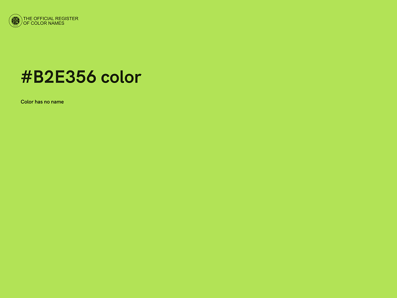 #B2E356 color image