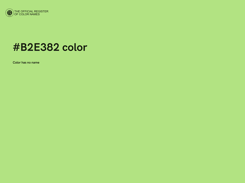 #B2E382 color image