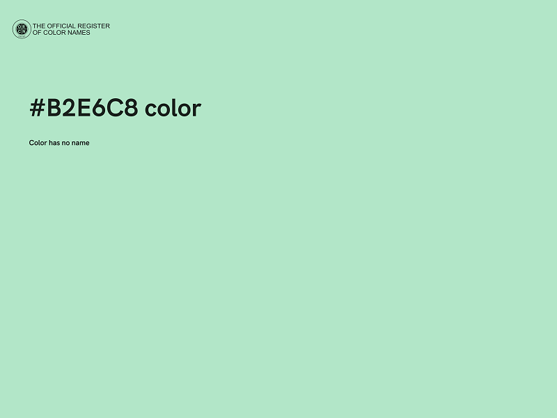 #B2E6C8 color image