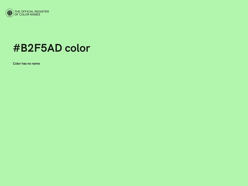 #B2F5AD color image