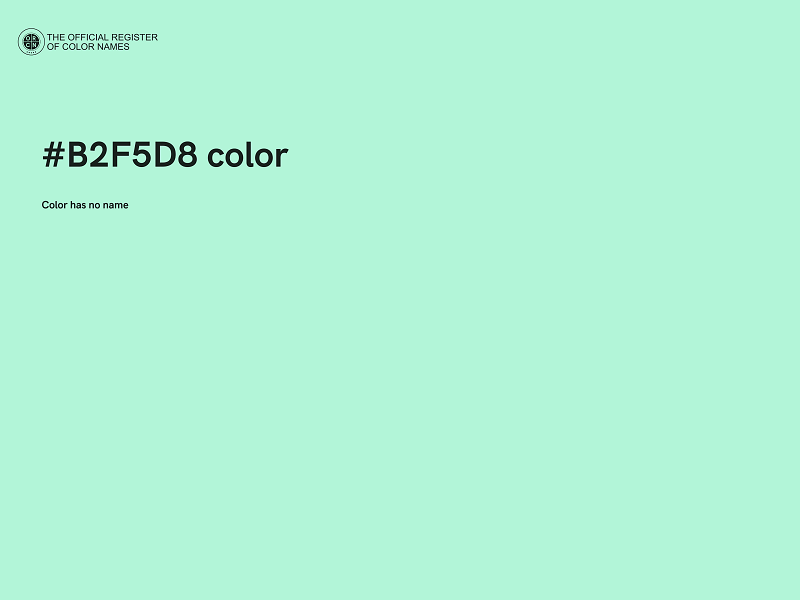 #B2F5D8 color image