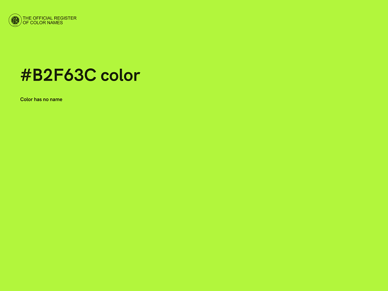 #B2F63C color image