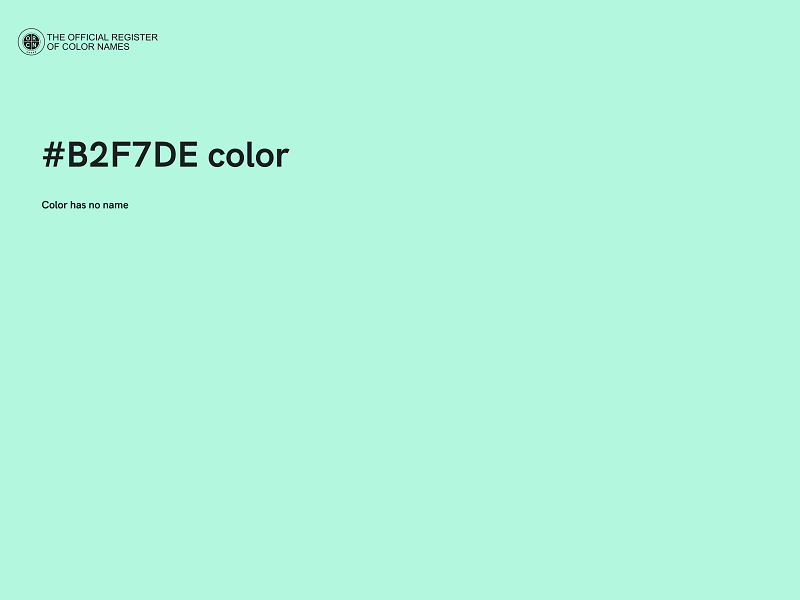 #B2F7DE color image