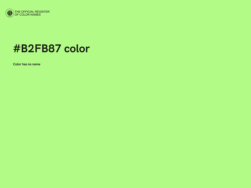 #B2FB87 color image