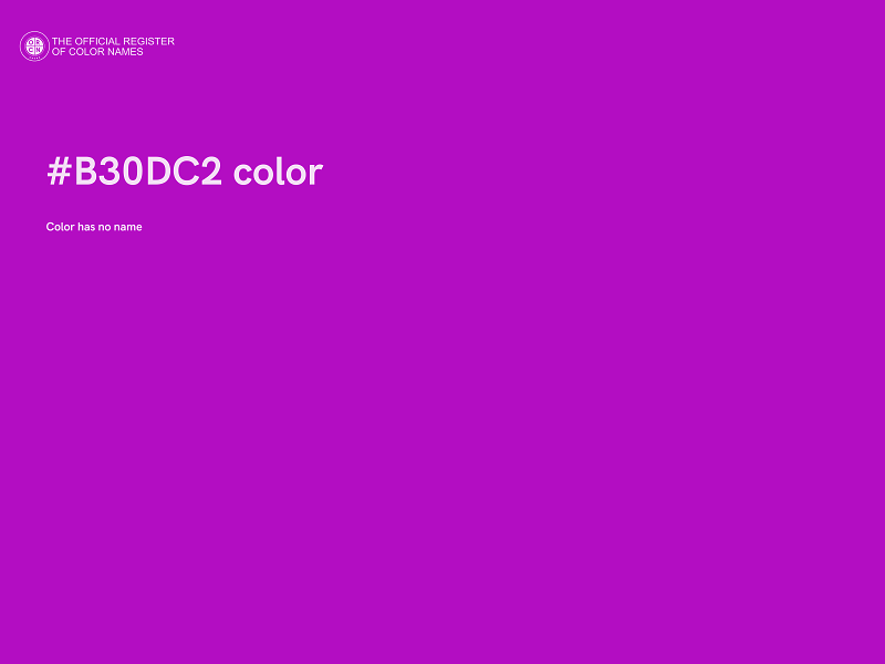 #B30DC2 color image