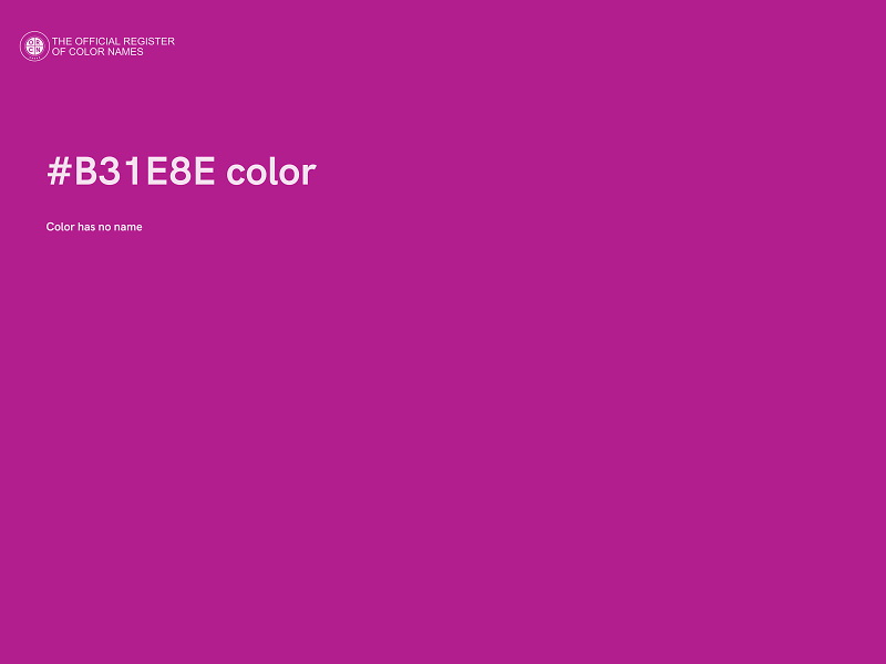 #B31E8E color image