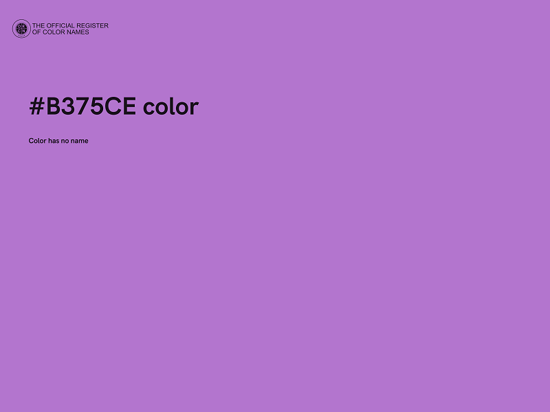 #B375CE color image