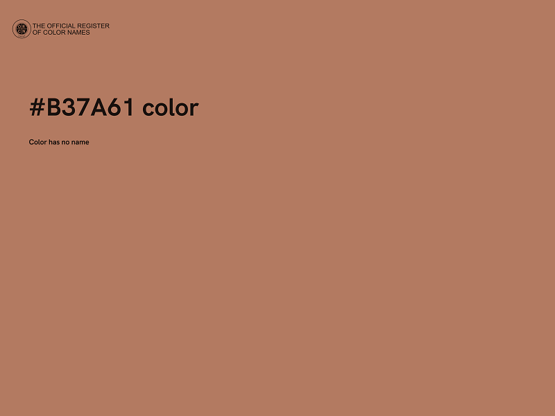 #B37A61 color image