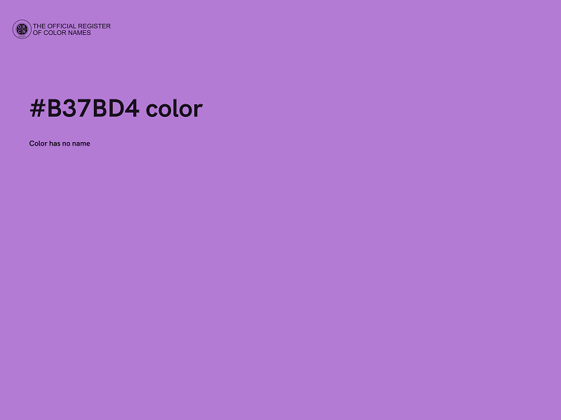 #B37BD4 color image