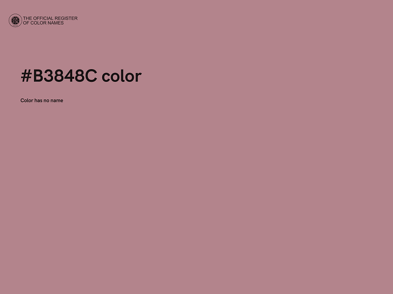 #B3848C color image