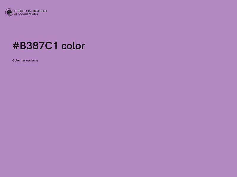 #B387C1 color image