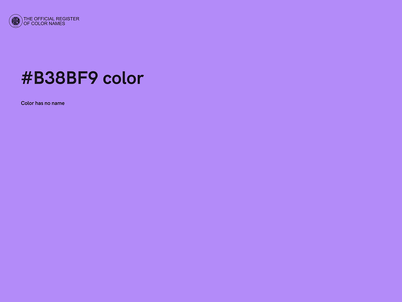 #B38BF9 color image