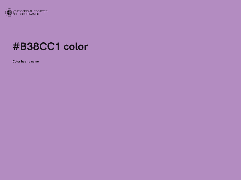 #B38CC1 color image