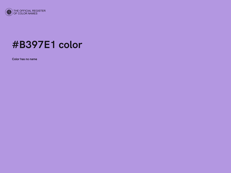 #B397E1 color image