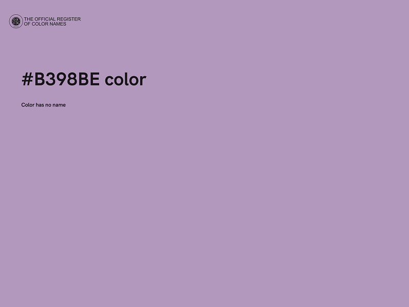 #B398BE color image