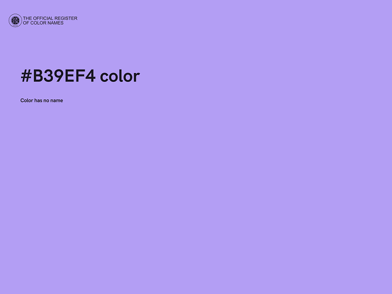 #B39EF4 color image