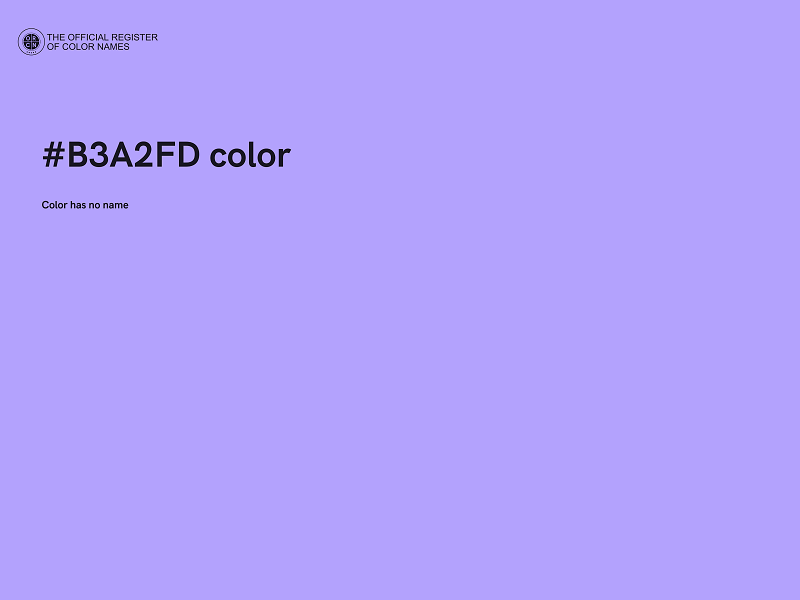 #B3A2FD color image