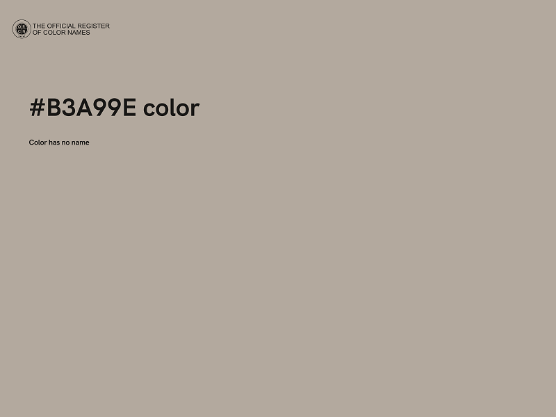 #B3A99E color image