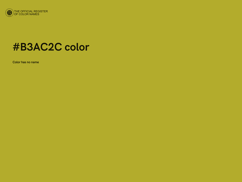 #B3AC2C color image