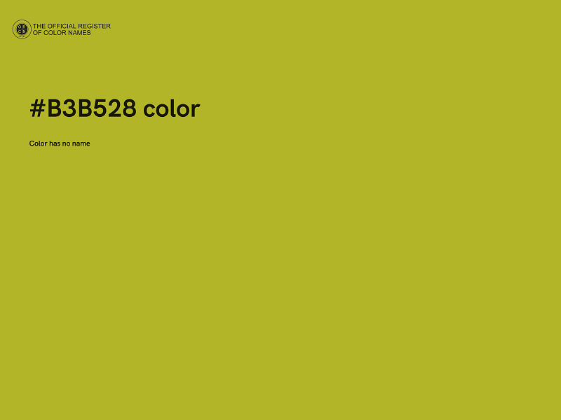 #B3B528 color image