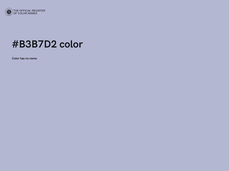 #B3B7D2 color image