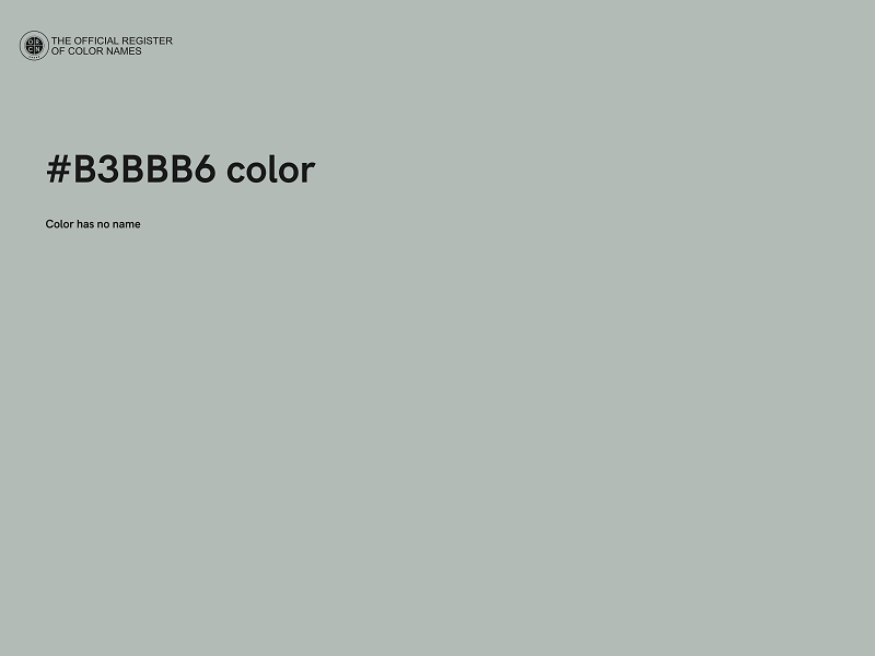 #B3BBB6 color image