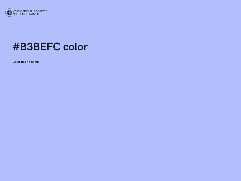 #B3BEFC color image