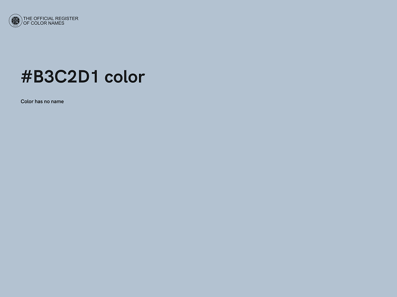 #B3C2D1 color image