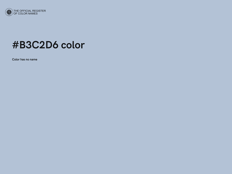 #B3C2D6 color image