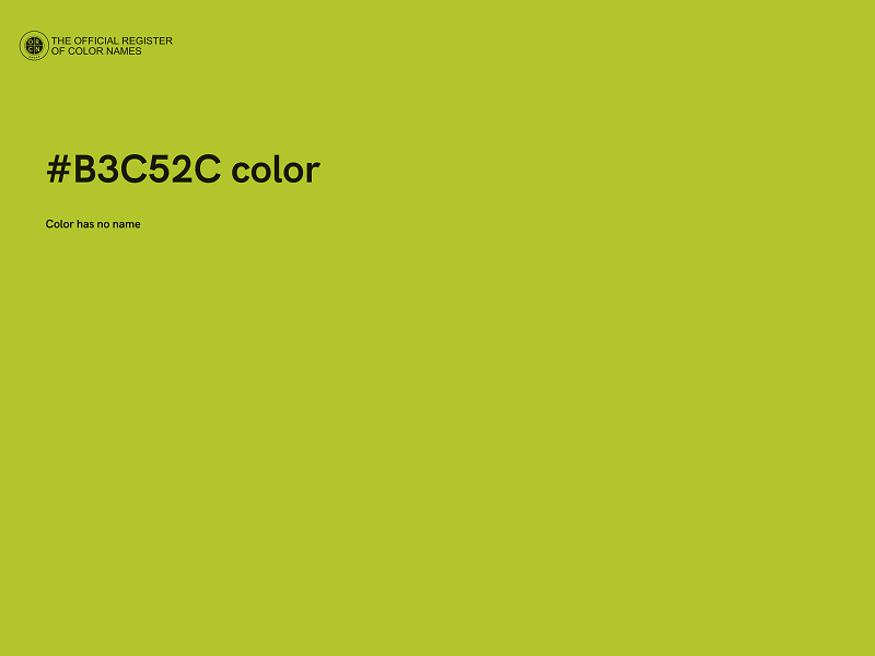 #B3C52C color image