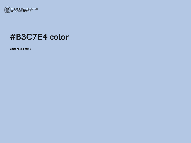 #B3C7E4 color image