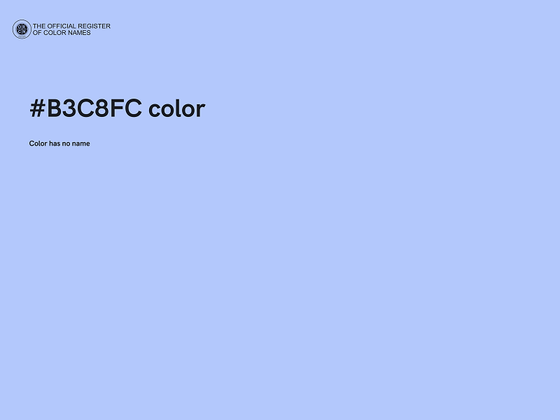 #B3C8FC color image