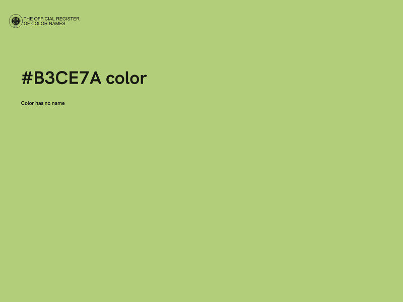 #B3CE7A color image