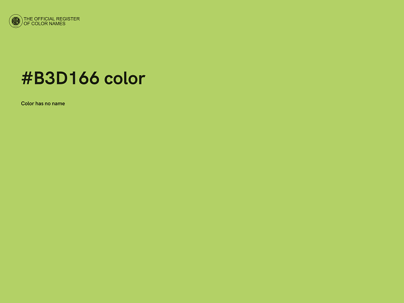 #B3D166 color image