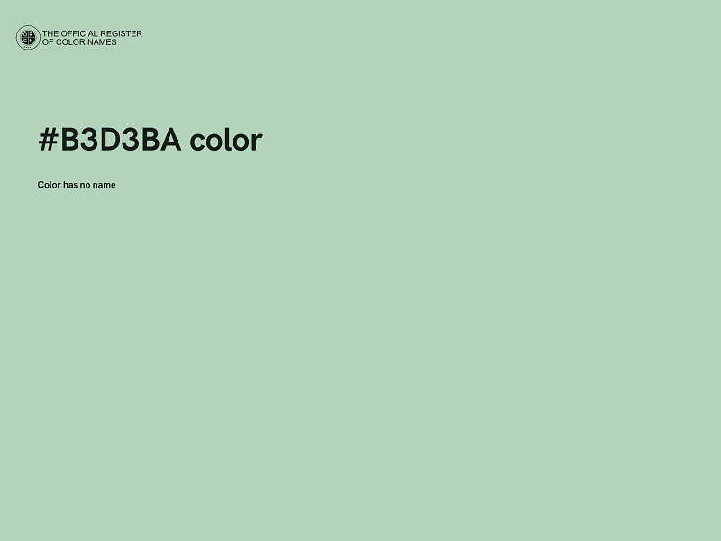 #B3D3BA color image