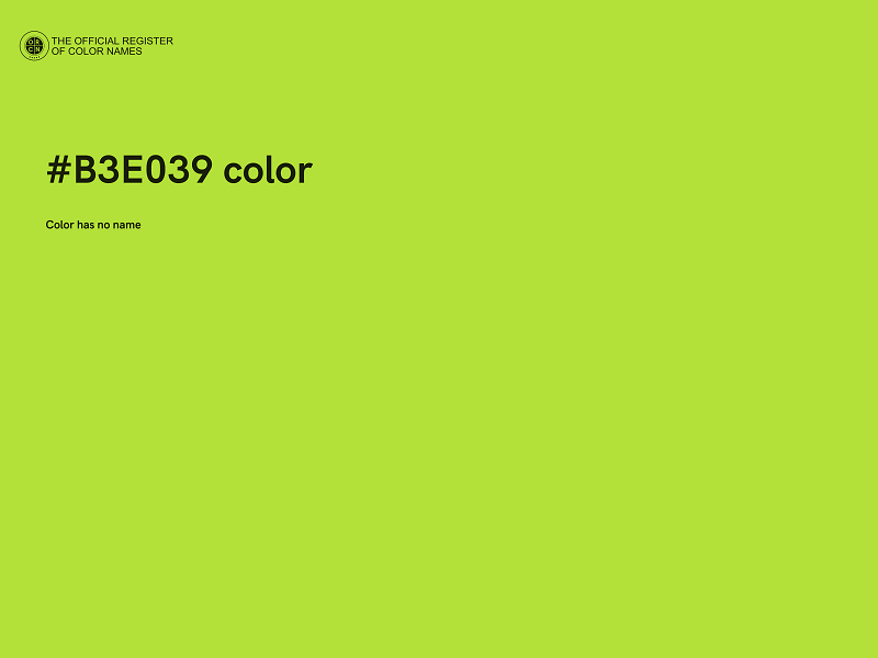 #B3E039 color image