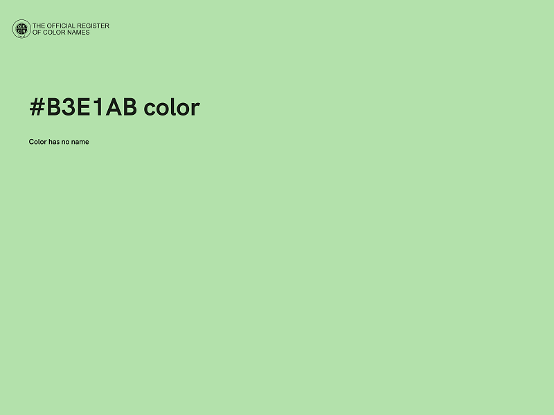 #B3E1AB color image