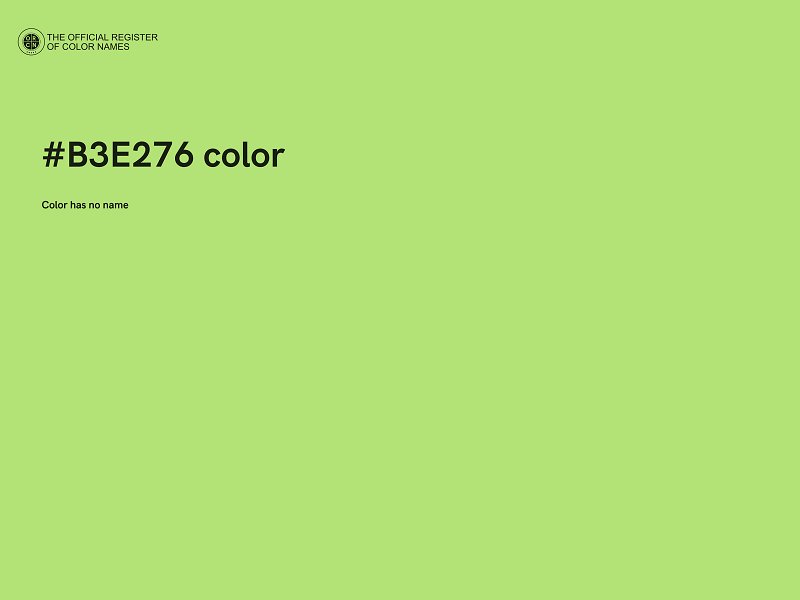 #B3E276 color image