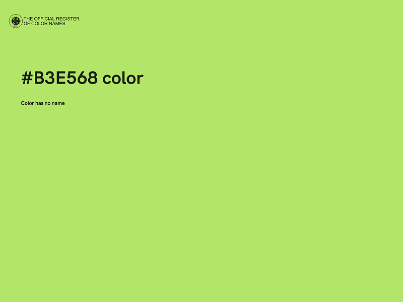 #B3E568 color image