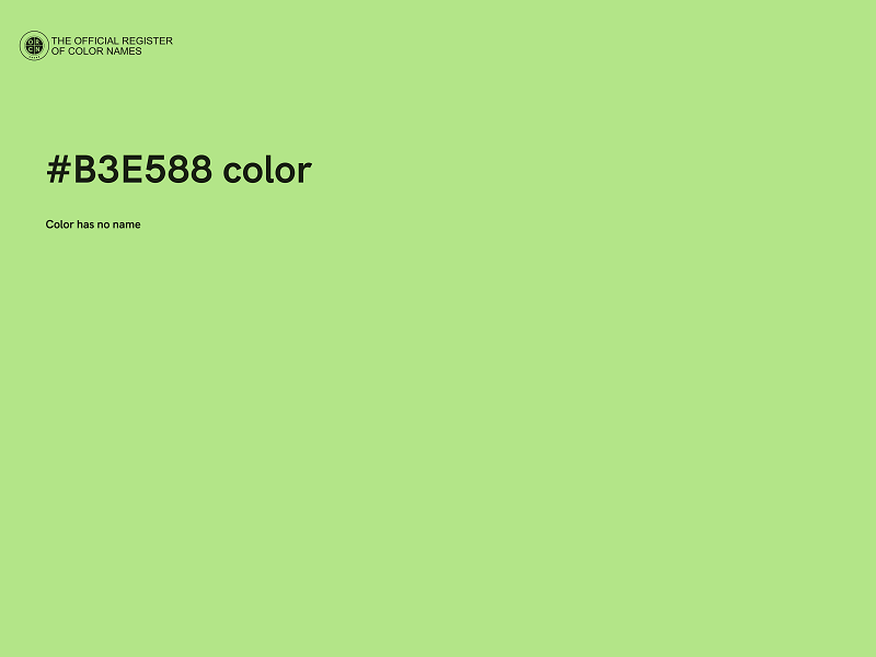 #B3E588 color image