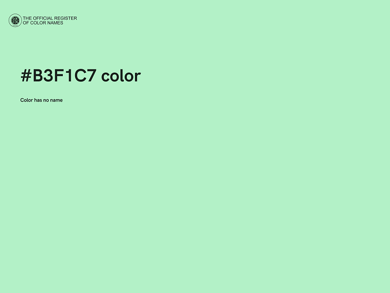 #B3F1C7 color image