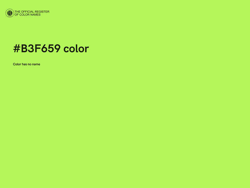 #B3F659 color image