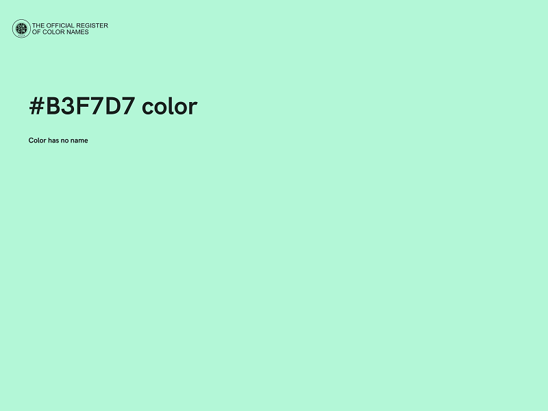 #B3F7D7 color image