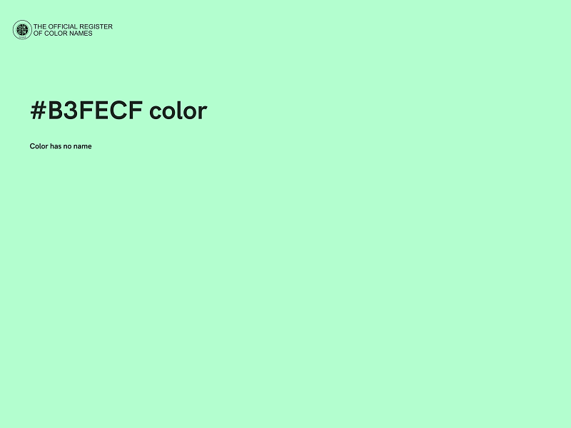 #B3FECF color image